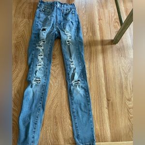 Aeropostale size 000 super high rise leggings skinny